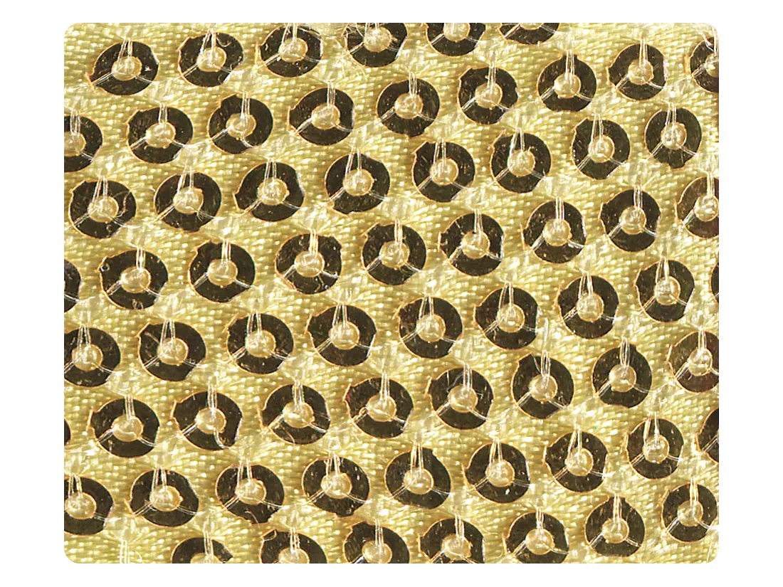 23 Gold Sequin Satin