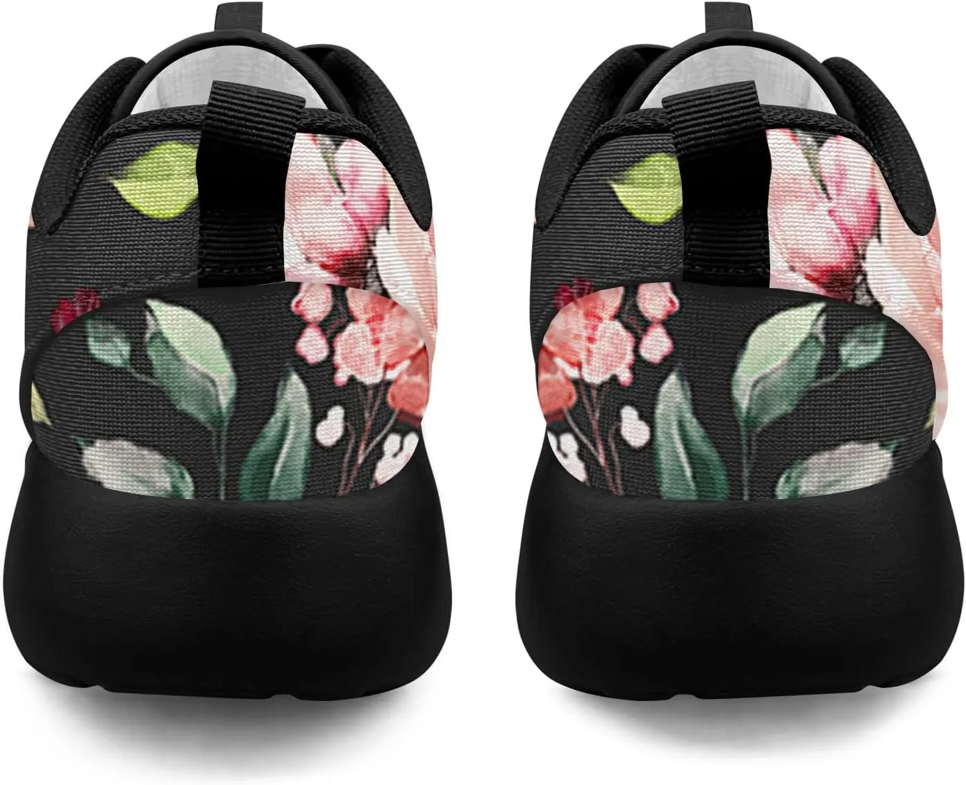 Abstract Floral Shoes for Women Walking Running Athletic Lightweight Shoes Comfortable Tennis Sports Sneaker Gifts