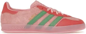 Adidas Gazelle Indoor Womens Sneaker Suede (Pink Spark Preloved Green, US Footwear Size System, Adult, Women, Numeric, Medium, 8)