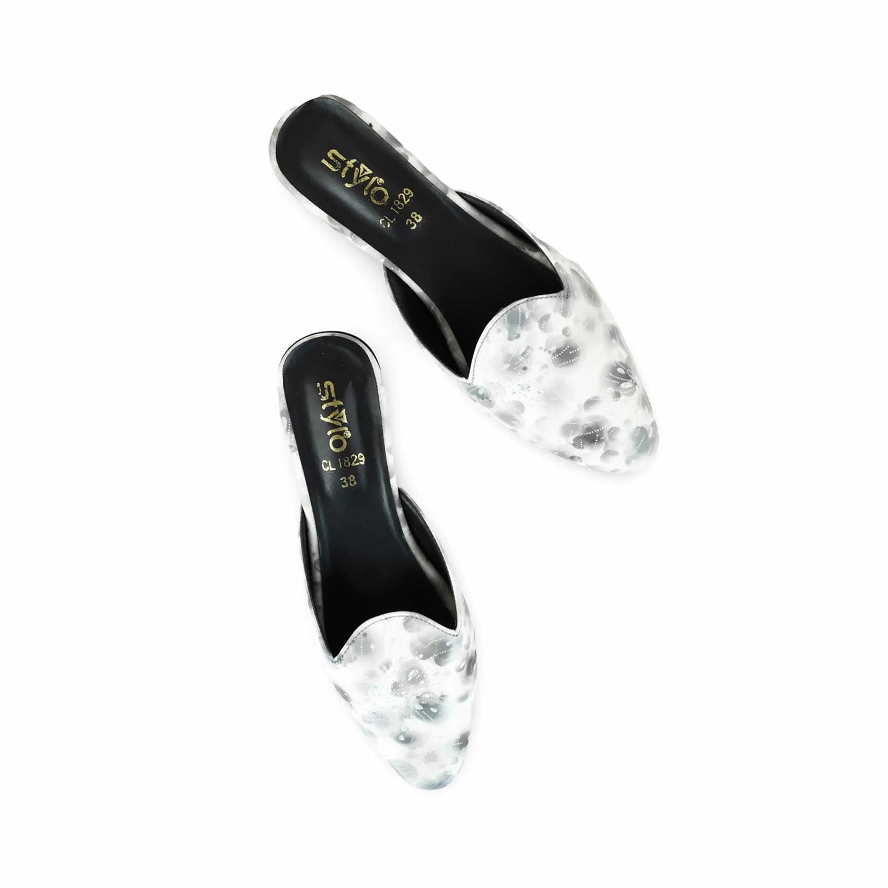 Black Casual Mule CL1829
