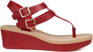 Brinley Co Women's Bianca Wedge Sandal