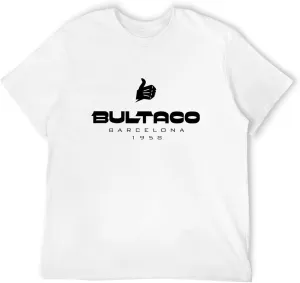 Bultaco Motorcycles Barcelona 1958 White Unisex T-Shirt Men's Tee Top