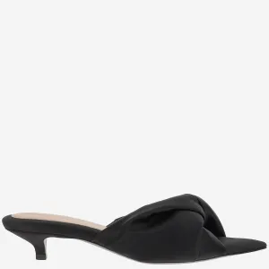Carven satin klackade sandaler