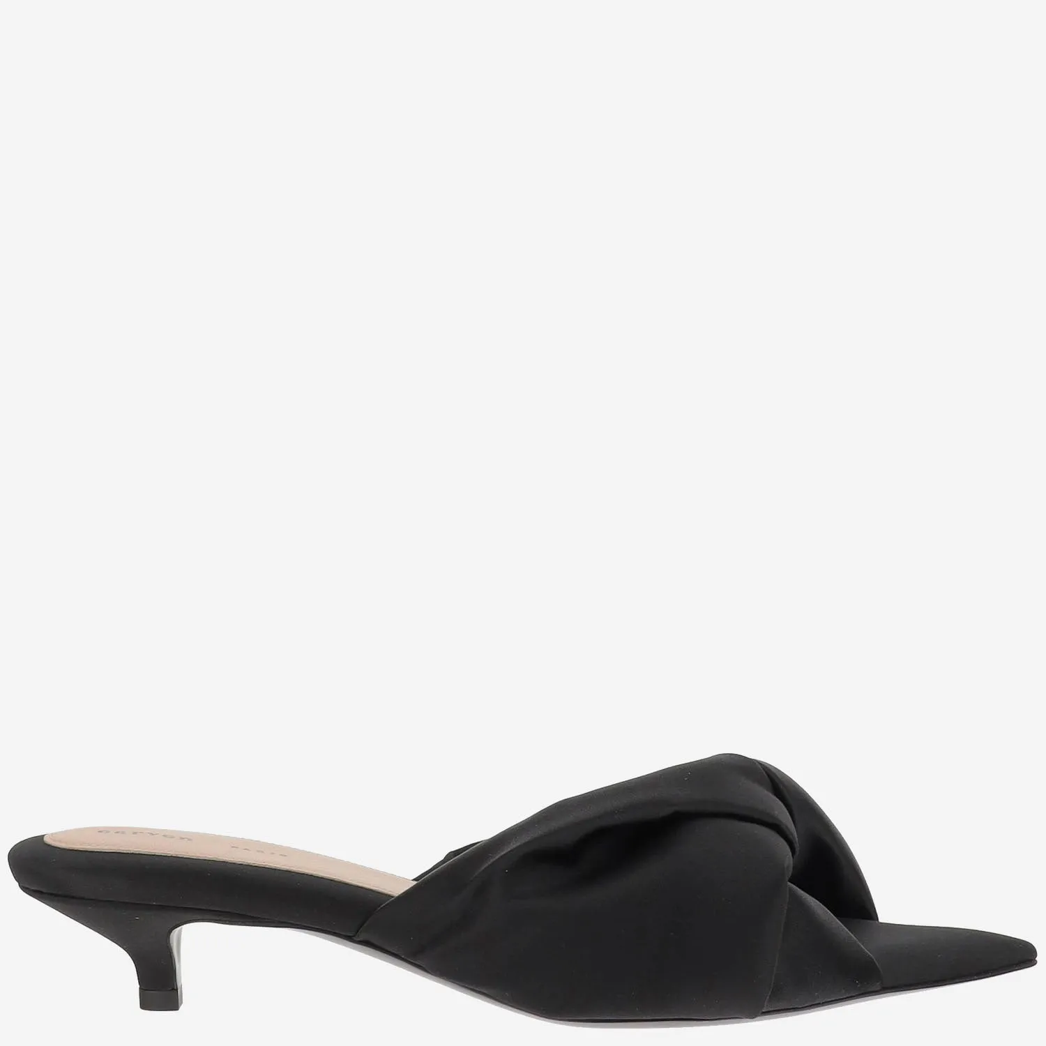 Carven satin klackade sandaler