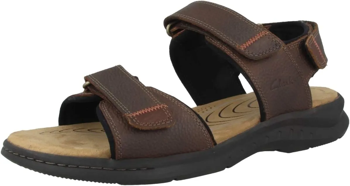 Clarks Men's Ankle Strap Fisherman Sandal, 41.5 EU Weit