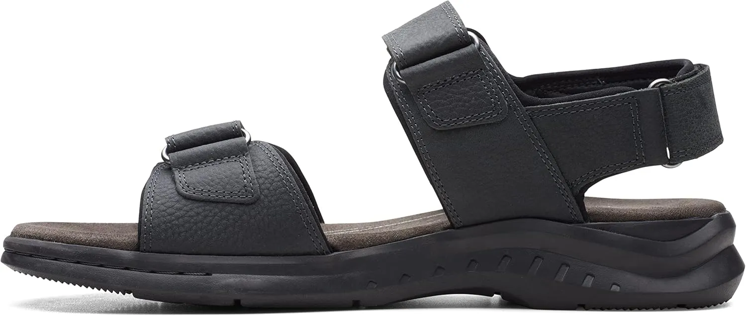 Clarks Men's Ankle Strap Fisherman Sandal, 41.5 EU Weit
