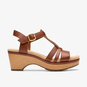 Clarks Women's Seannah Madi Tan Leather 26181950