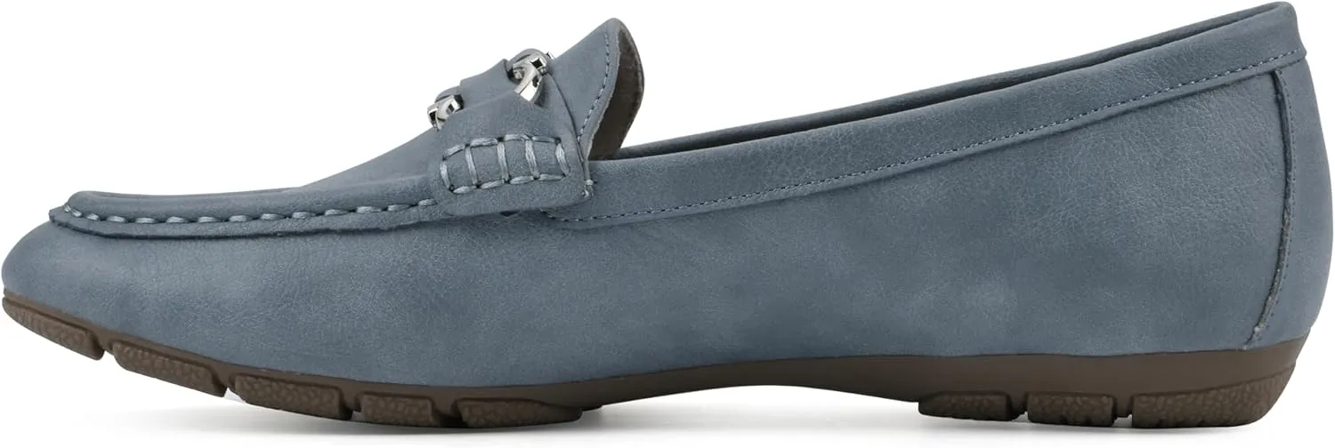 CLIFFS BY WHITE MOUNTAIN Women's Glaring Cushioned Loafer Flat