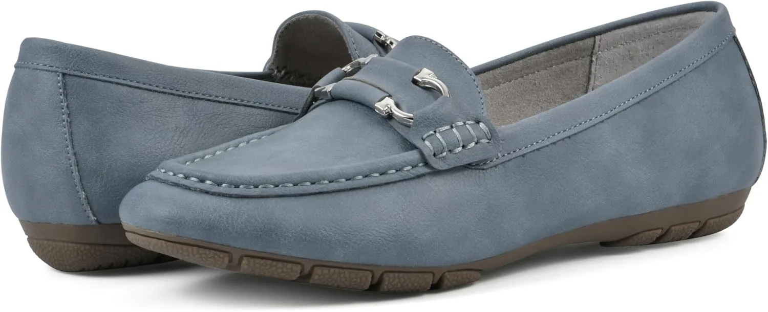 CLIFFS BY WHITE MOUNTAIN Women's Glaring Cushioned Loafer Flat