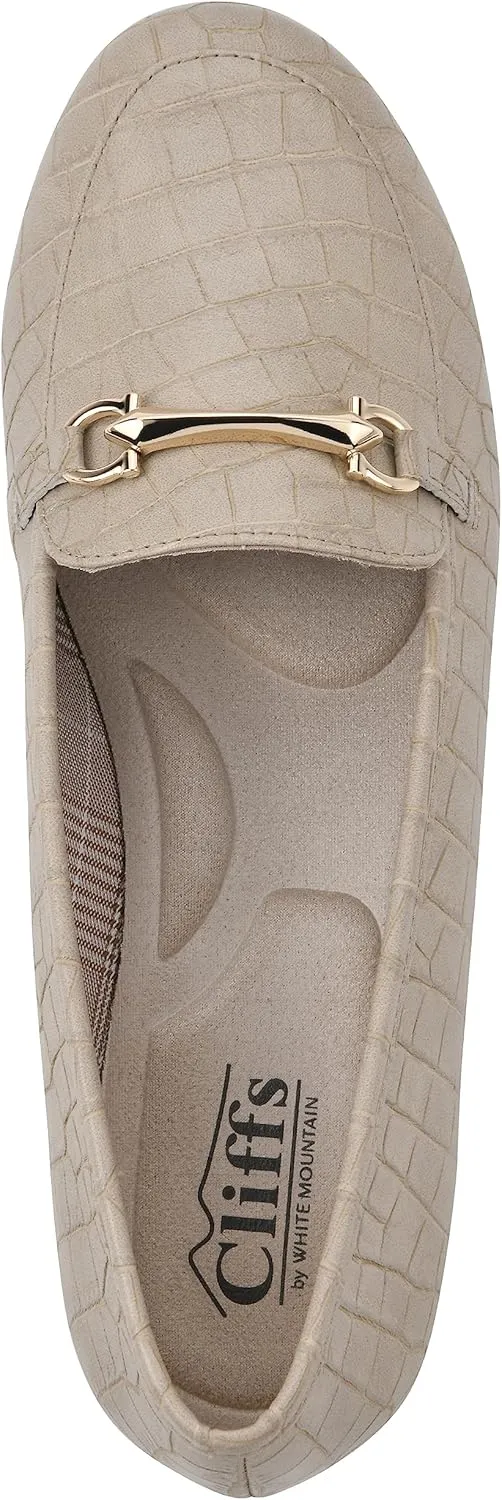 CLIFFS BY WHITE MOUNTAIN Women's Glowing Cushioned Loafer Flat