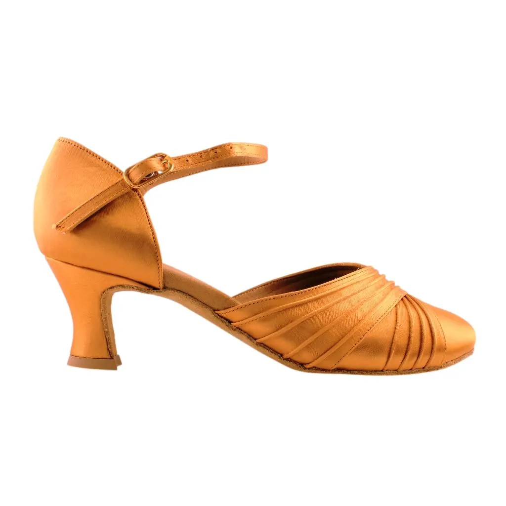 Dancefeel R346, Heel 2", Tan, Women's Smooth Dance Shoes