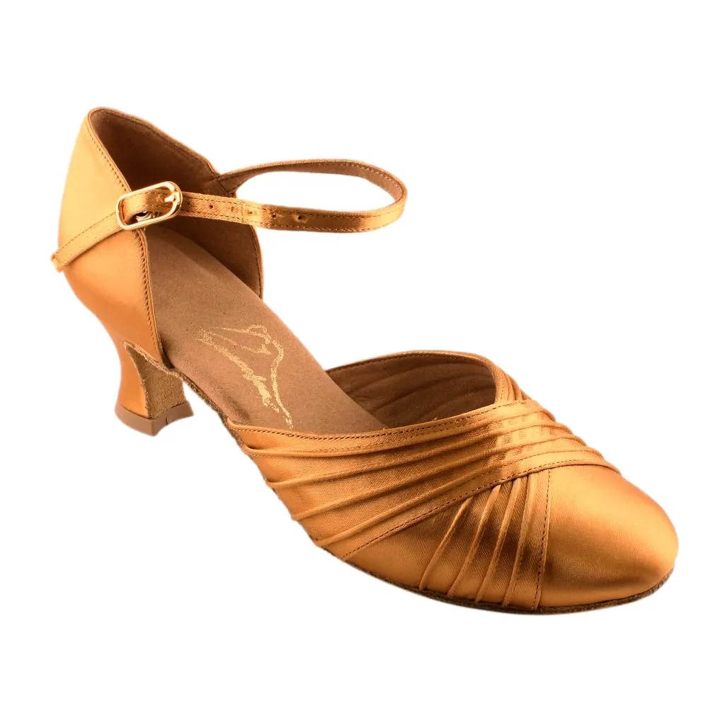 Dancefeel R346, Heel 2", Tan, Women's Smooth Dance Shoes