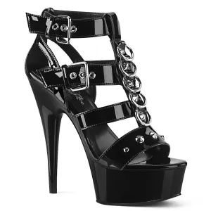DELIGHT-658 - Blk Pat/Blk
