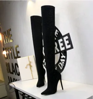 Fashion ultra-high heel stiletto pointed