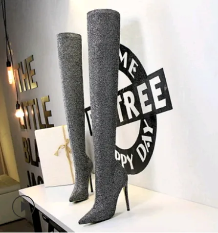 Fashion ultra-high heel stiletto pointed