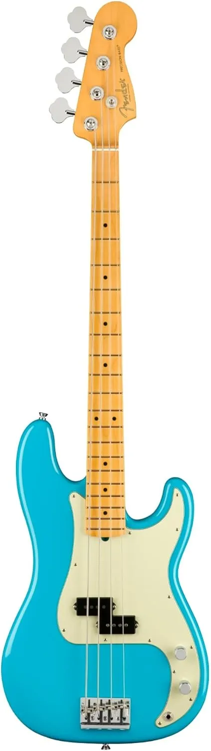 Fender American Professional II Precision Bass, Miami Blue, Maple Fingerboard