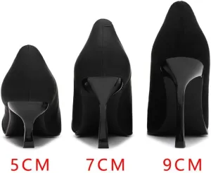 Fine Heel Pointed Satin High Heels Female Wedding Bride Bridesmaid 7cm/2.76in Shoes