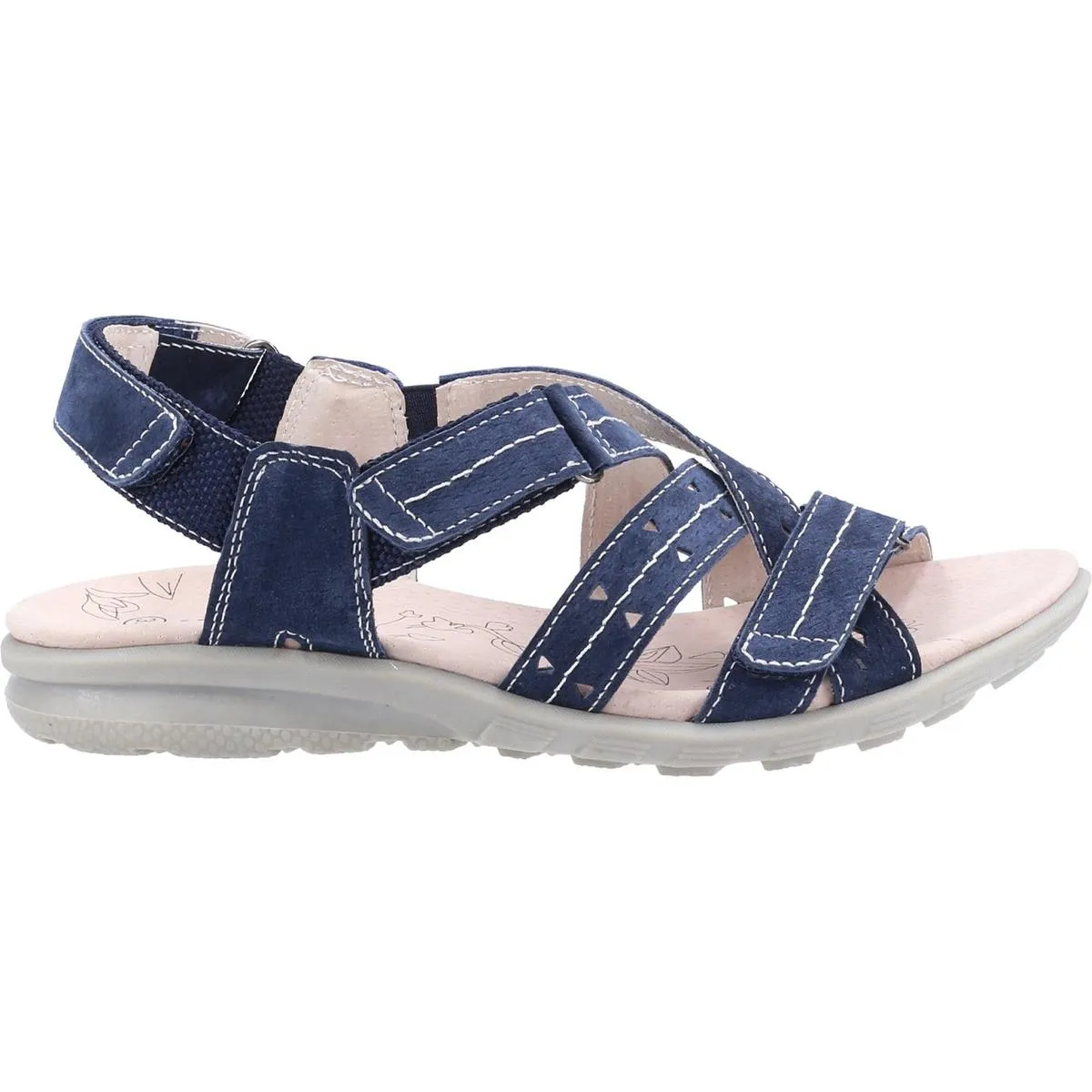 Fleet & Foster Bilbao Leather Summer Sandal Navy