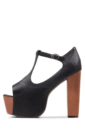 FOXY BLACK LEATHER