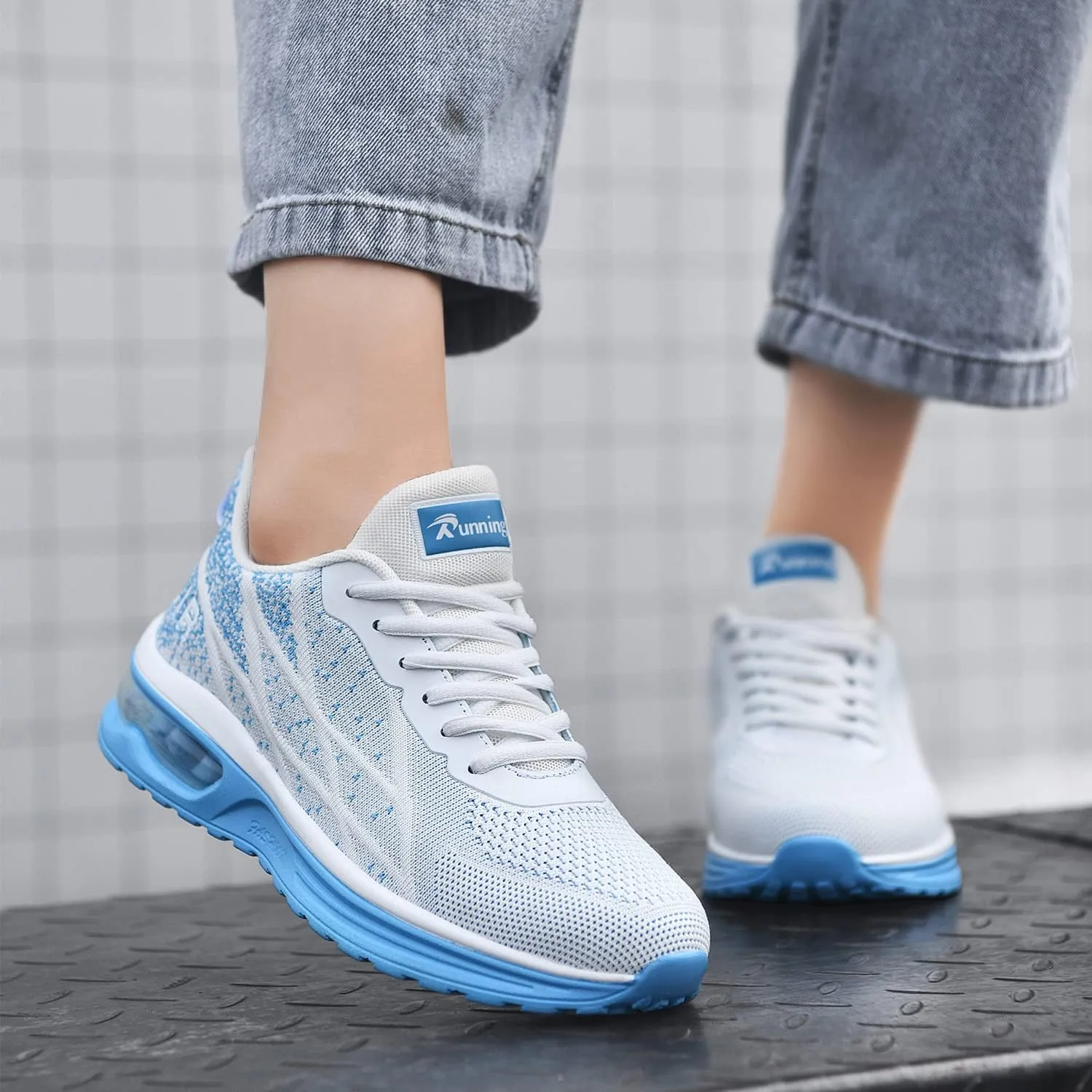GANNOU Women's Air Athletic Running Shoes Fashion Sport Gym Jogging Tennis Fitness Sneaker US5.5-11