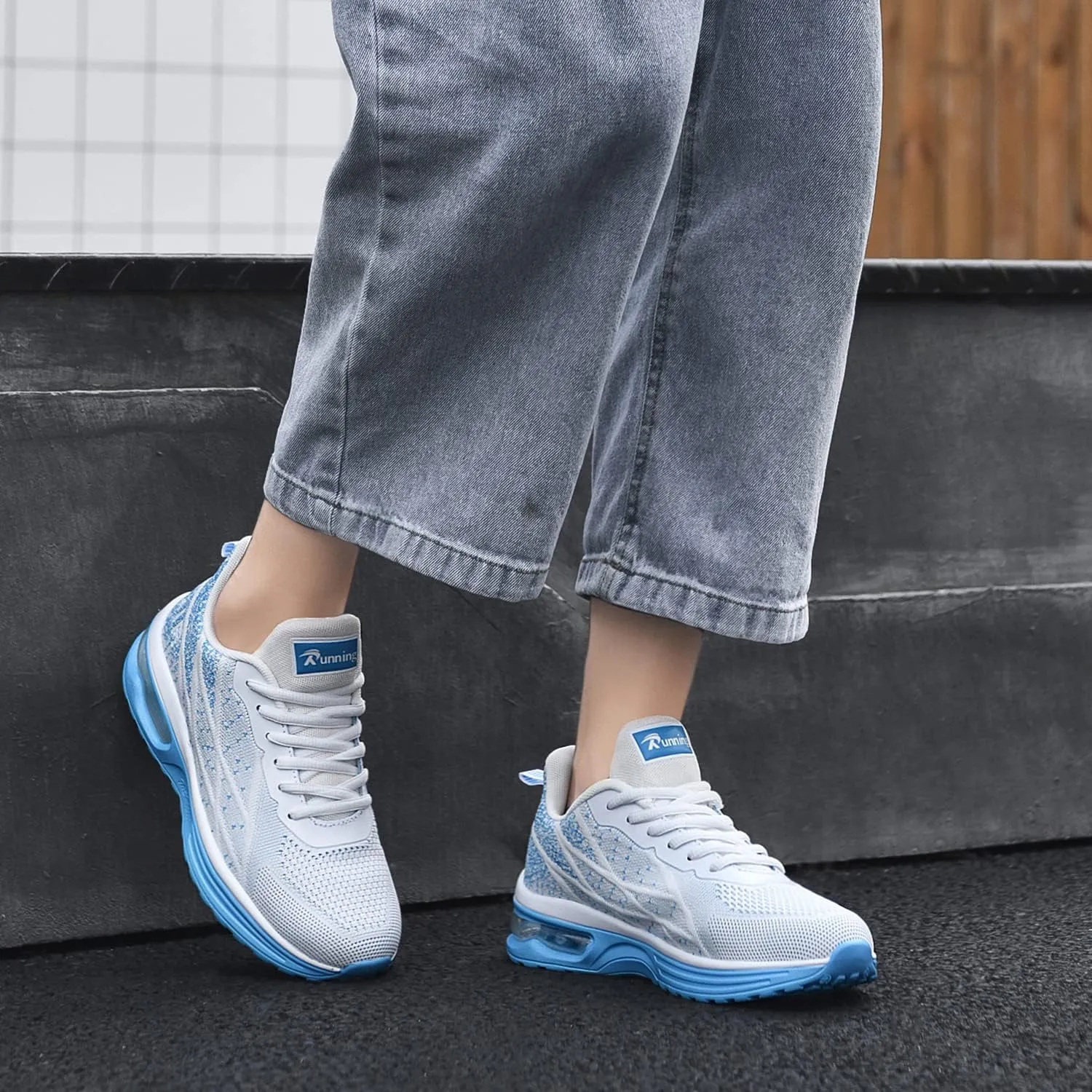 GANNOU Women's Air Athletic Running Shoes Fashion Sport Gym Jogging Tennis Fitness Sneaker US5.5-11