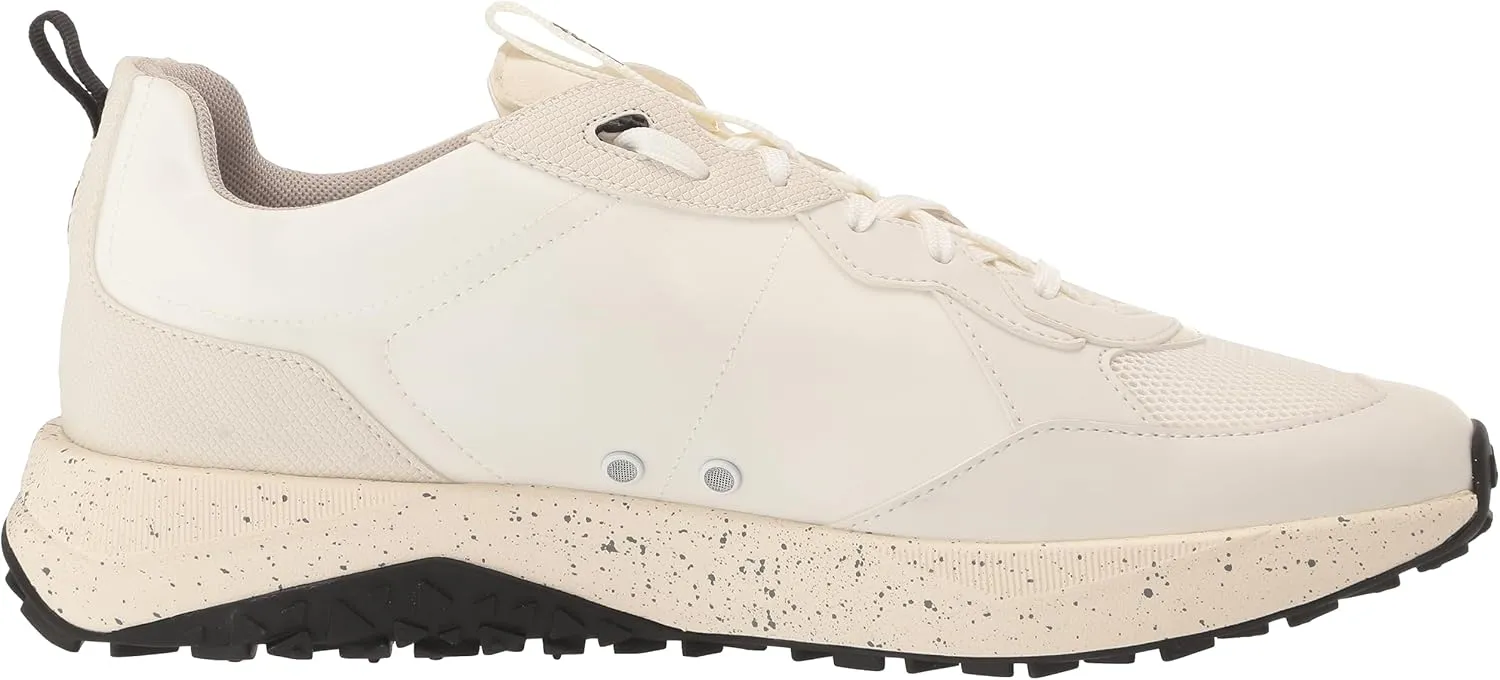 HUGO Men's Kane Stacked Logo Nylon Running Sneaker