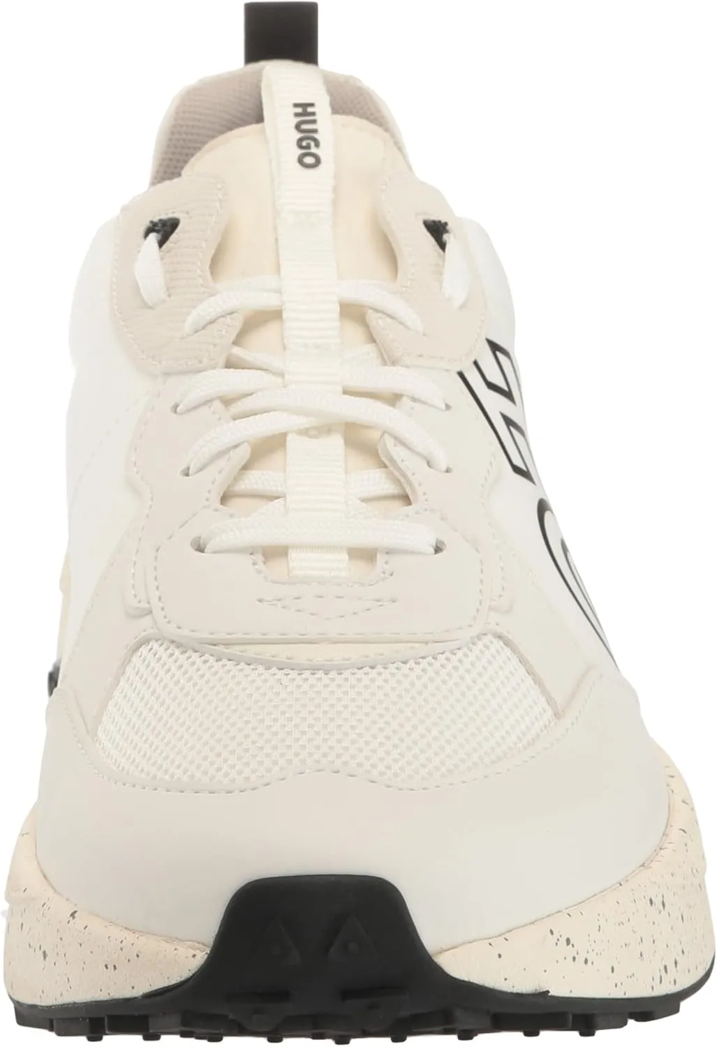 HUGO Men's Kane Stacked Logo Nylon Running Sneaker