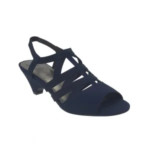 Impo International Edalyn Stretch Sandal with Memory Foam, Midnight Blue