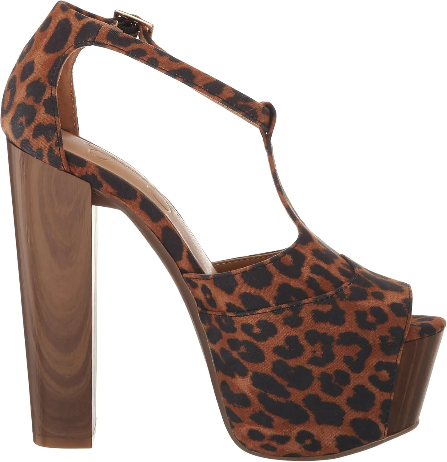 Jessica Simpson Womens Dany9 Denim Heeled Platform Sandals