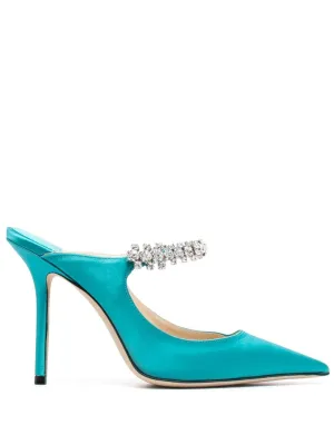 Jimmy Choo With Heel Clear Blue