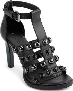 KARL LAGERFELD Women's Brexton T Strap Sandal
