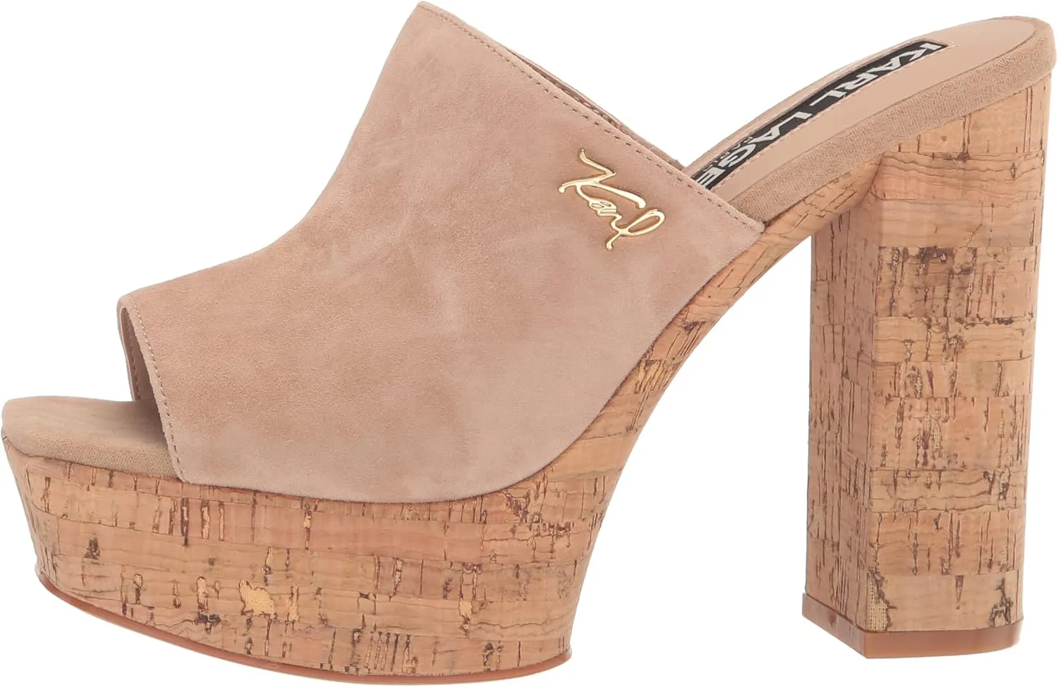 KARL LAGERFELD womens Hensley Plaform Sandal
