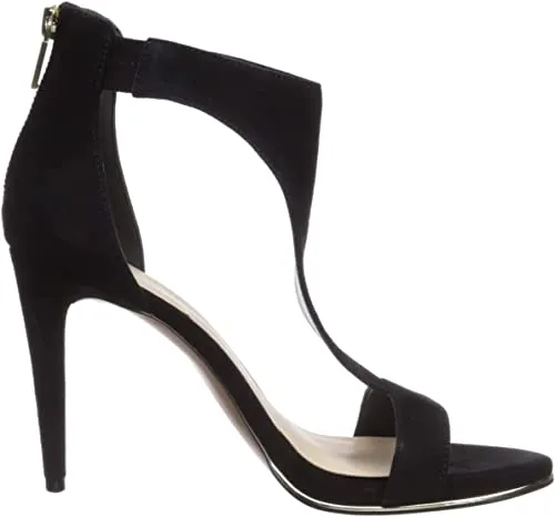 Kenneth Cole Women's Brooke T Strap Pump, Black, 7.5 Medium US