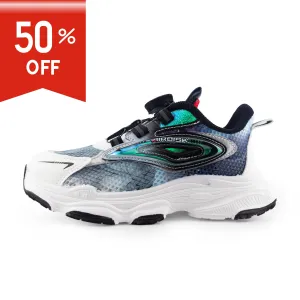 Kids' AirDisk Rotary buckle Sneakers D3031 Blue/Green/Black