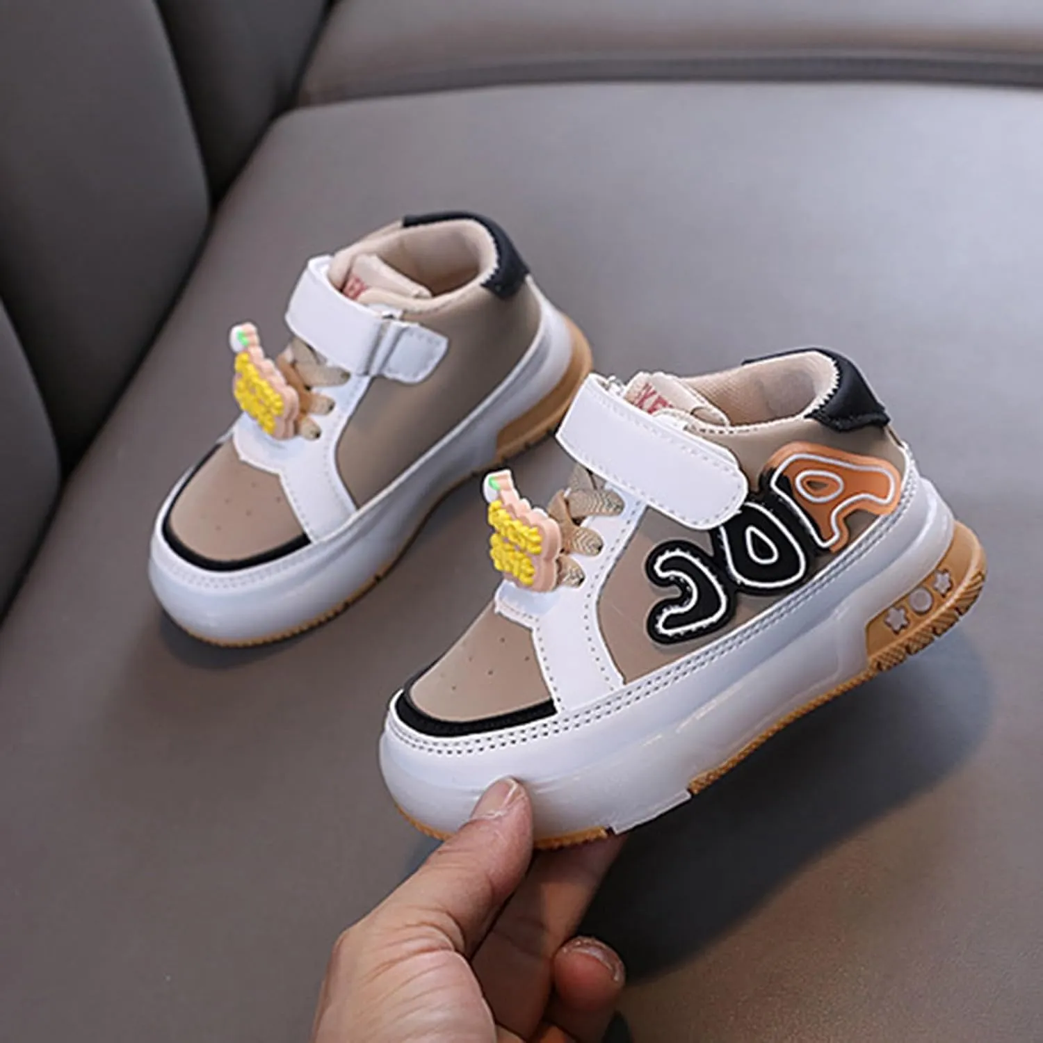 Kids Canvas Sneakers Girls and Boys Spring Summer and Autumn Children's Sports Shoes for Small Lightweight Running Shoes