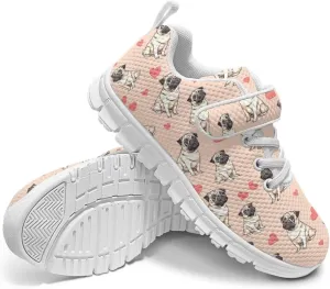 Kids' Dog Athletic Sneaker for Girls Boys Running Hiking Sneaker Tennis Fitness Training Shoes