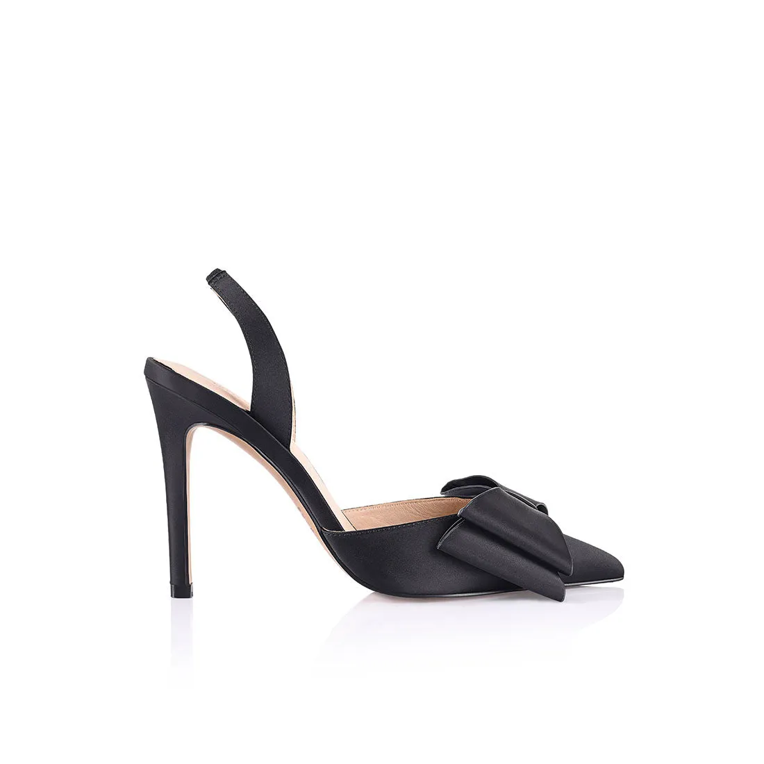 Lee Pump Black Satin