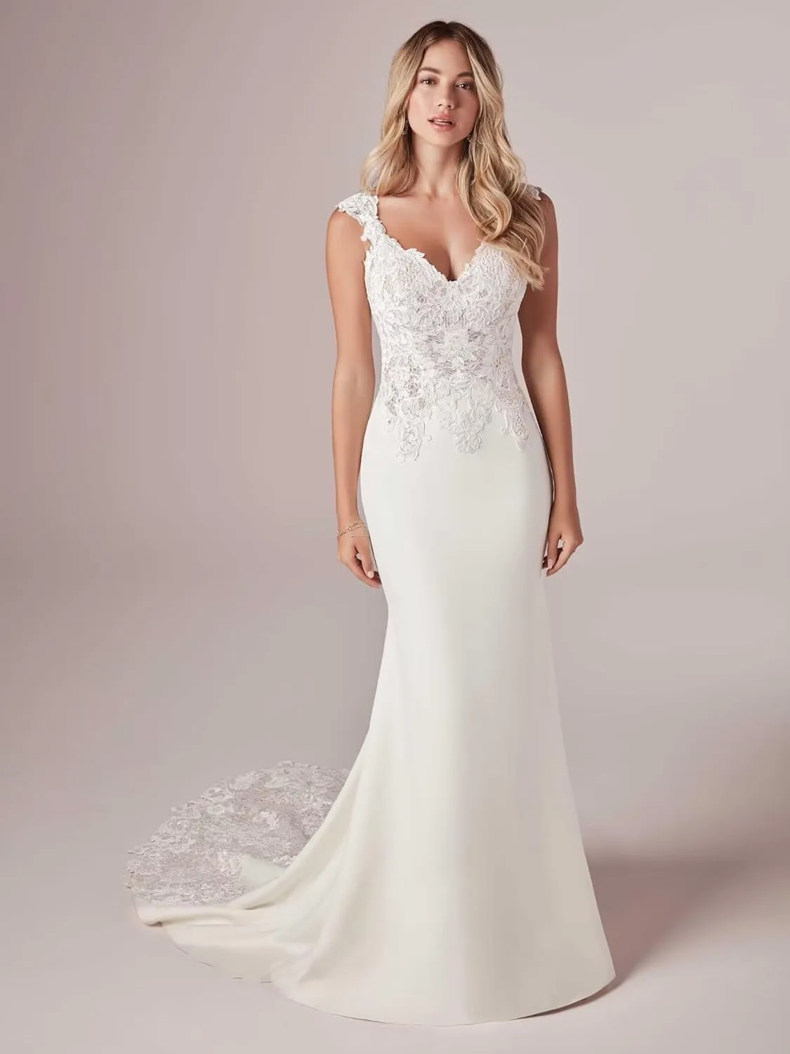 Long Sleeve Wedding Dresses for Bride Lace Beach Boho Wedding Bridal Gowns for Women Country Wedding Dress