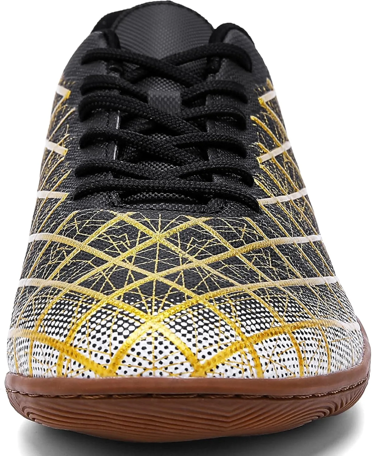 Men's Indoor Soccer Shoes Unisex Futsal Traine Sneaker for Training Flat Outsole
