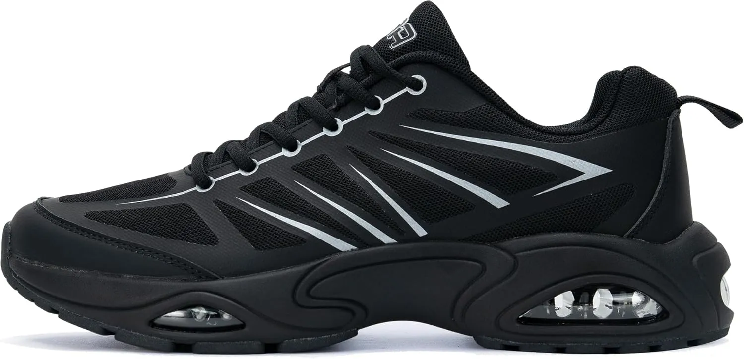 Mens Running Shoes Tennis Walking Sneaker Air Cushion Slip on Shoes for Gym Jogging Fitness Size 8-13