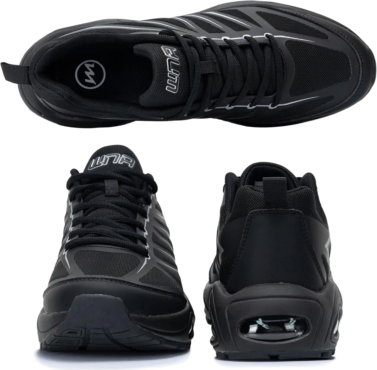 Mens Running Shoes Tennis Walking Sneaker Air Cushion Slip on Shoes for Gym Jogging Fitness Size 8-13