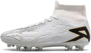 Men's Soccer Cleats Football Cleats for Mens Big Boys High-Top Non-Slip Spikes Shoes for Youth Professional Training Turf Indoor Outdoor Sneaker