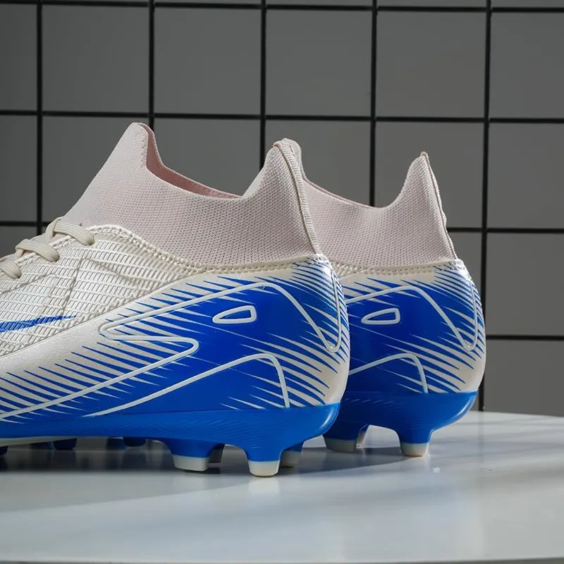 Men's Soccer Cleats Professional Football Boots High-Top Comfortable Breathable Outdoor Indoor Athletic Futsal Training Sneaker