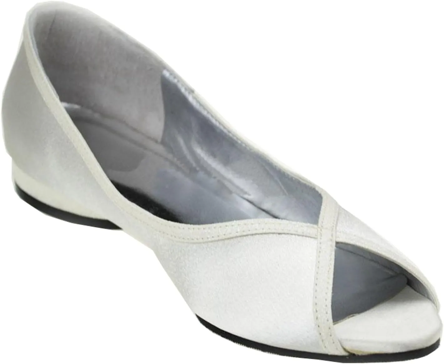 Minishion Girls Womens Peep Toe Block Low Heel Satin Comfortable Wedding Shoes Dress Sandals