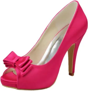 Minishion Girls Womens Peep Toe Stiletto High Heel Bridal Wedding Evening Sandals
