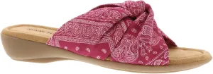 Minnetonka Sarong Women's Sandal, 5 C/D US, Red-Bandana