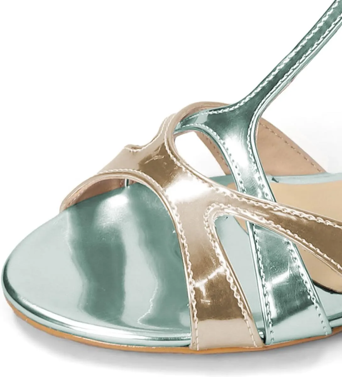 miss left Women Open Toe T-Strap Flat Sandals Ankle Buckle Comfy Summer Vacation Seaside Daily Wear Shoes Size 4-16 US