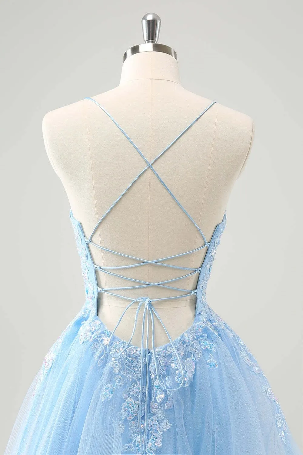 MllesReve Tulle Homecoming Dresses Teens Lace Beaded Party Dress Juniors Short Prom Dresses