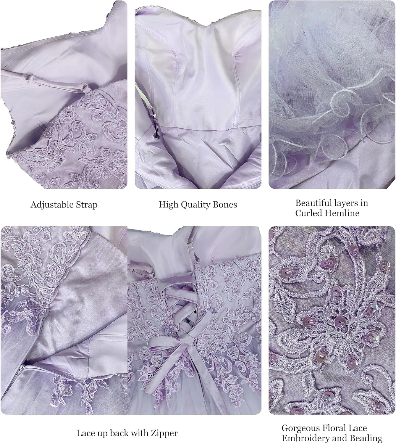 MllesReve Tulle Homecoming Dresses Teens Lace Beaded Party Dress Juniors Short Prom Dresses