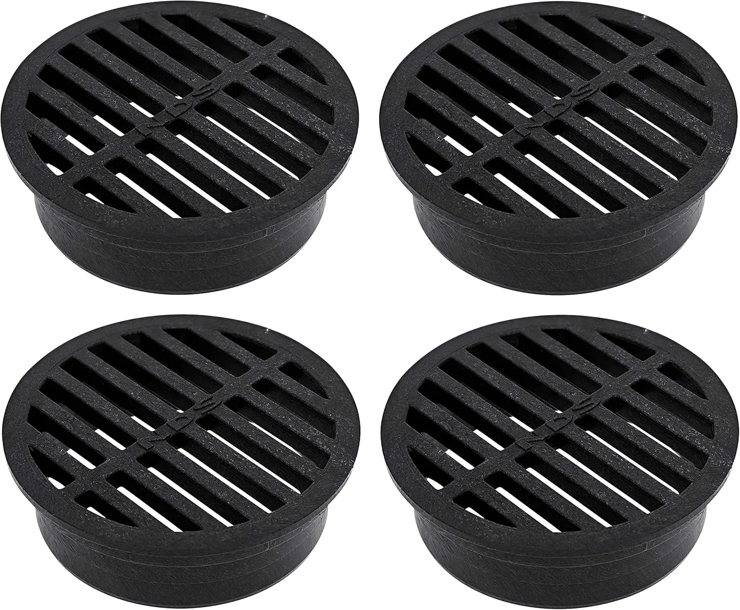 NDS Plastic Round Grate (4 Pack 4-inch)